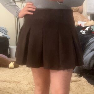 Stretchy Flared Mini Skirt